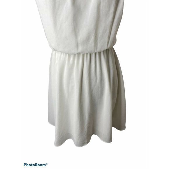 ALTAR’D STATE WHITE MULTICOLOR STRIPED HALTER DRESS SIZE SMALL - Picture 3 of 6